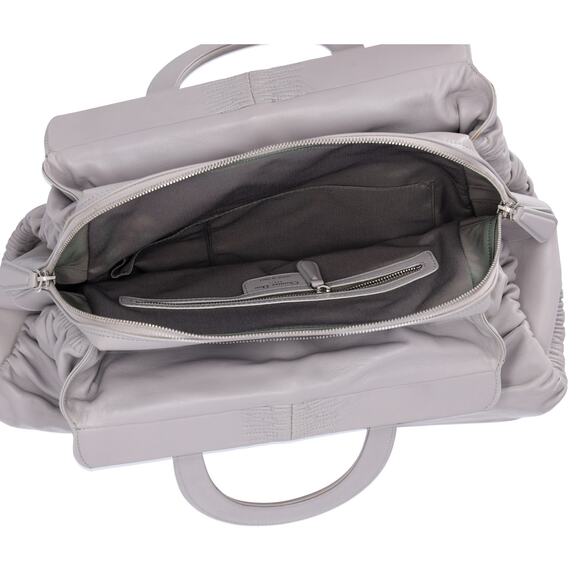 Christian Dior Karenina Handbag North South Tote Gray Leather - Picture 9 of 9